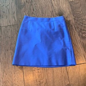 Royal blue JCrew skirt